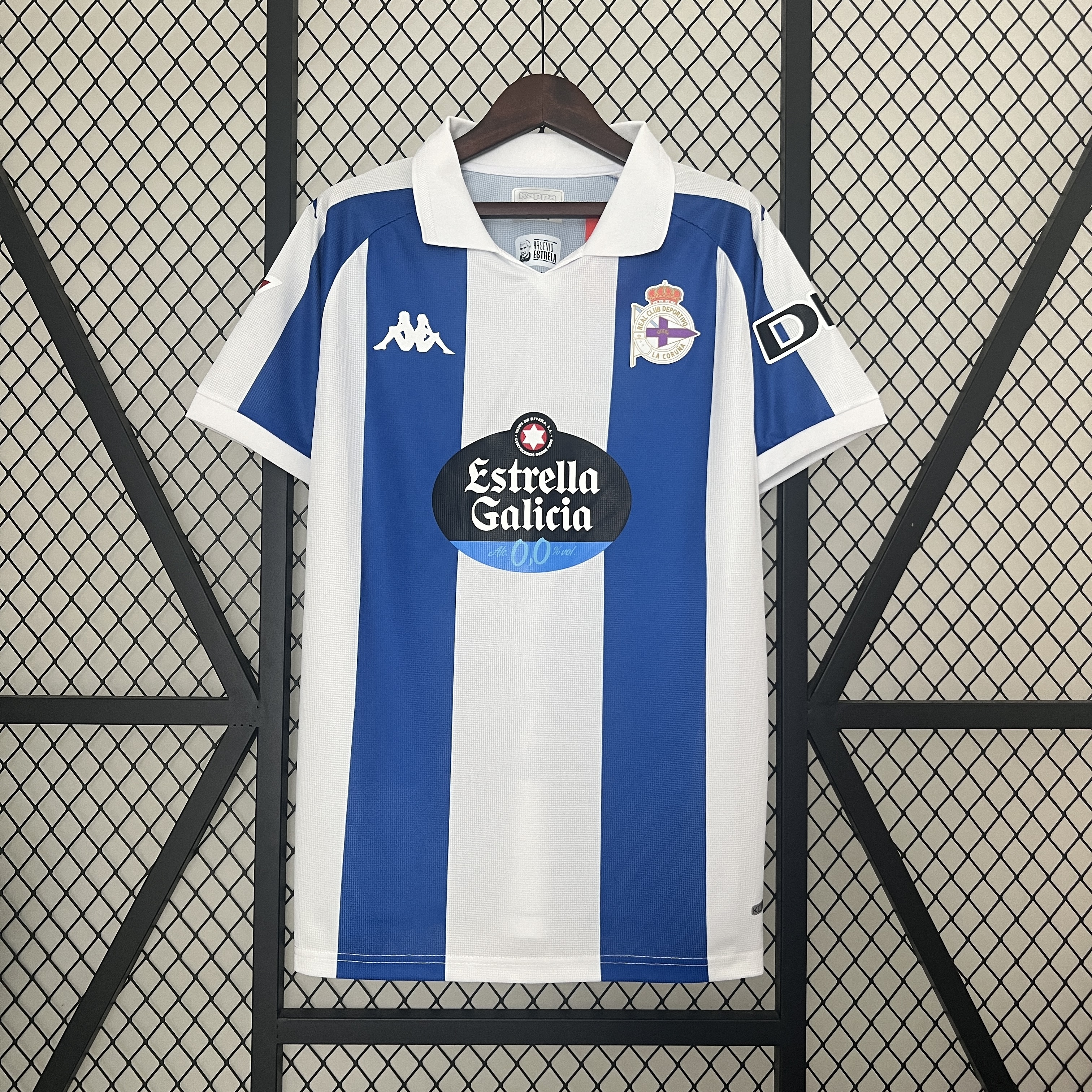 Deportivo La Coruña Soccer Jersey Home Custom Shirt 2024-25 - Ujersey Shop