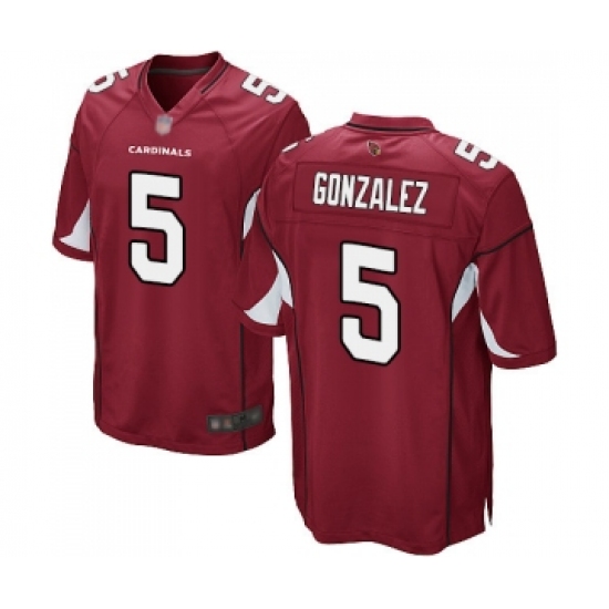 Men's Arizona Cardinals #5 Zane Gonzalez Game Red Team Color Football Jersey - Ujersey