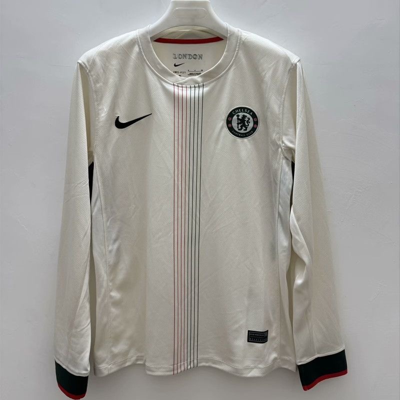 Chelsea Football Jersey Away Long Sleeve Custom Shirt 2025/26 - Ujersey NHL