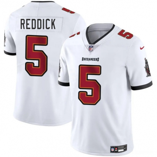 Men's Tampa Bay Buccaneers #5 Haason Reddick White 2025 Vapor Limited Football Stitched Jersey - Ujersey