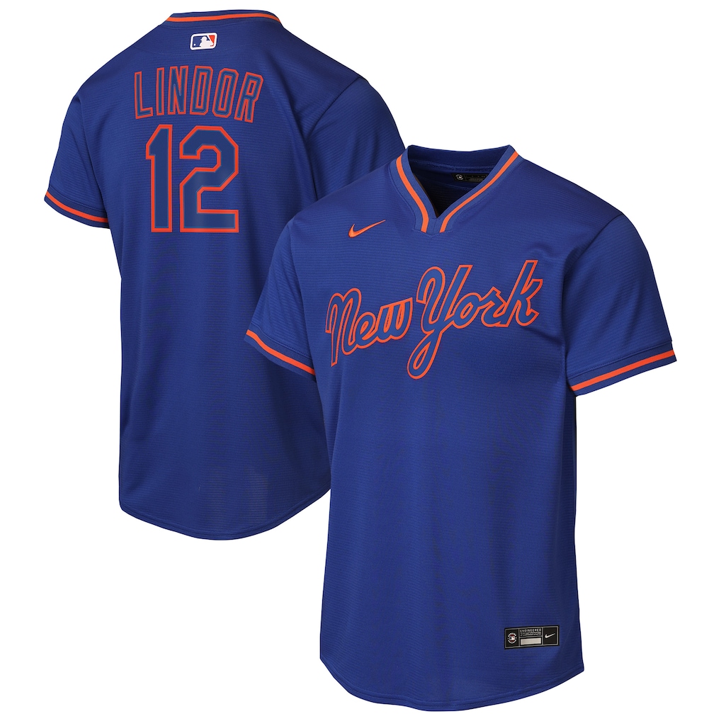 Youth New York Mets Francisco Lindor Nike Royal Alternate Replica Jersey - U-jersey