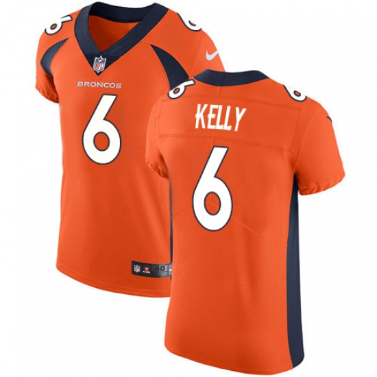 Men's Nike Denver Broncos #6 Chad Kelly Orange Team Color Vapor Untouchable Elite Player NFL Jersey - Ujersey
