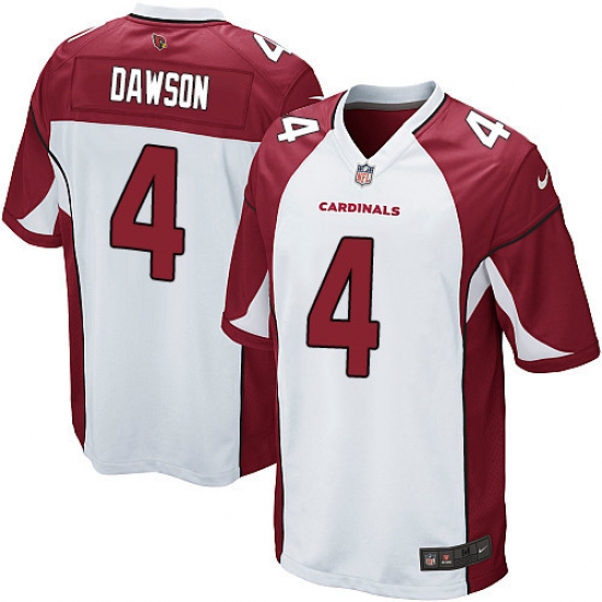 Men's Nike Arizona Cardinals #4 Phil Dawson Game White NFL Jersey - Ujersey