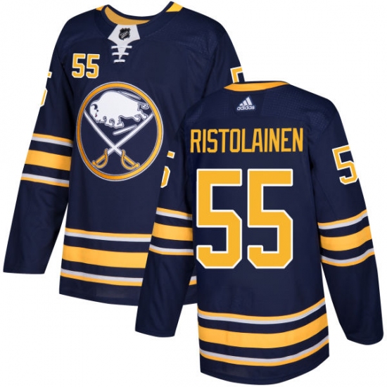 Men's Adidas Buffalo Sabres #55 Rasmus Ristolainen Premier Navy Blue Home NHL Jersey - Ujersey