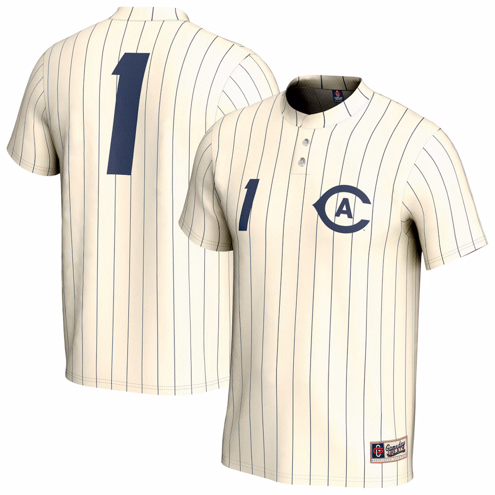 Youth GameDay Greats White UC Davis Aggies Lightweight Collegiate Baseball Fashion Jersey - SUjersey01