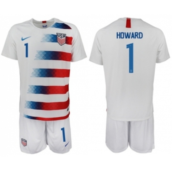 USA #1 Howard Home Soccer Country Jersey