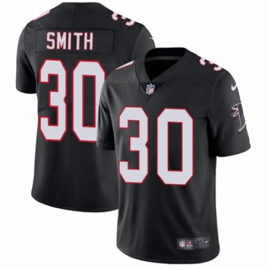 Youth Nike Atlanta Falcons #30 Ito Smith Black Alternate Vapor Untouchable Limited Player NFL Jersey - Ujersey