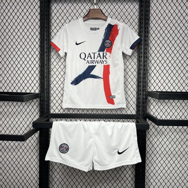 PSG Soccer Jersey Away Kids Kit Jersey+Shorts 2024/25 - Ujersey NHL