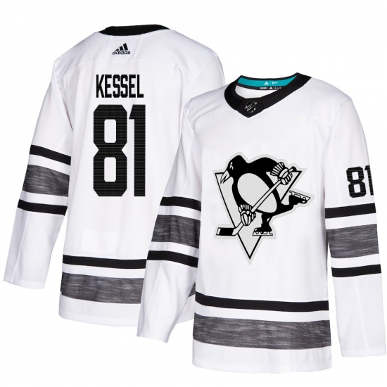 Men's Adidas Pittsburgh Penguins #81 Phil Kessel White 2019 All-Star Game Parley Authentic Stitched NHL Jersey - Ujersey