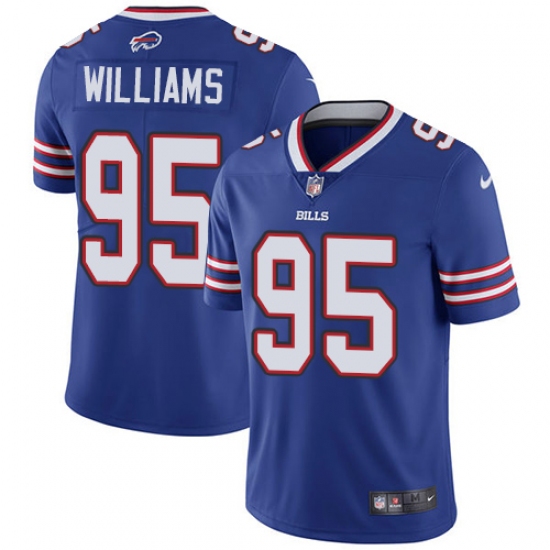 Youth Nike Buffalo Bills #95 Kyle Williams Elite Royal Blue Team Color NFL Jersey - Ujersey