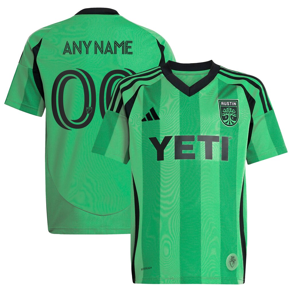 Women's Austin FC adidas Green 2025 The Heartbeat Kit Replica Custom Jersey - Ujersey