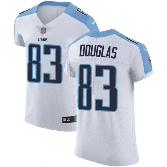Men's Nike Tennessee Titans #83 Harry Douglas White Vapor Untouchable Elite Player NFL Jersey - Ujersey