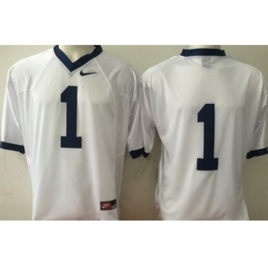 Penn State Nittany Lions 1 Joe Paterno White College Football Jersey - Ujersey