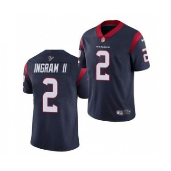 Men's Houston Texans #2 Mark Ingram II Navy Vapor Untouchable Limited Stitched Jersey - Ujersey