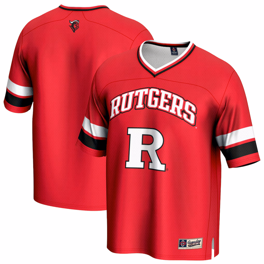 Men's GameDay Greats Scarlet Rutgers Scarlet Knights Football Jersey - Ujersey NHL