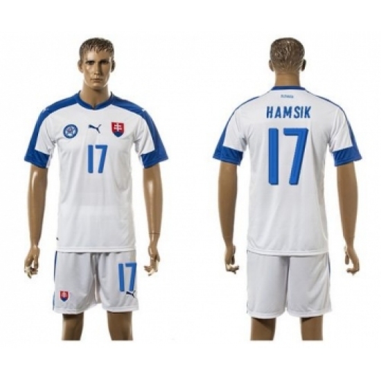 Slovakia #17 Hamsik Home Soccer Country Jersey