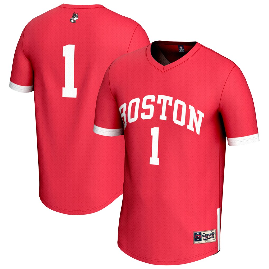 Unisex GameDay Greats Scarlet Boston University Lightweight Collegiate Men's Lacrosse Fashion Jersey - ujerseystore