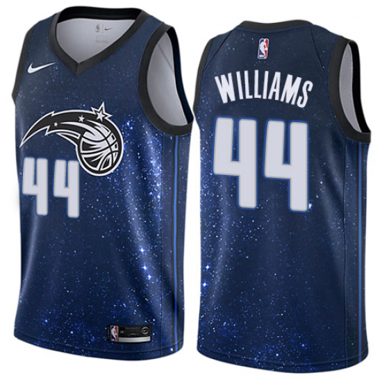 Men's Nike Orlando Magic #44 Jason Williams Authentic Blue NBA Jersey - City Edition - Ujersey