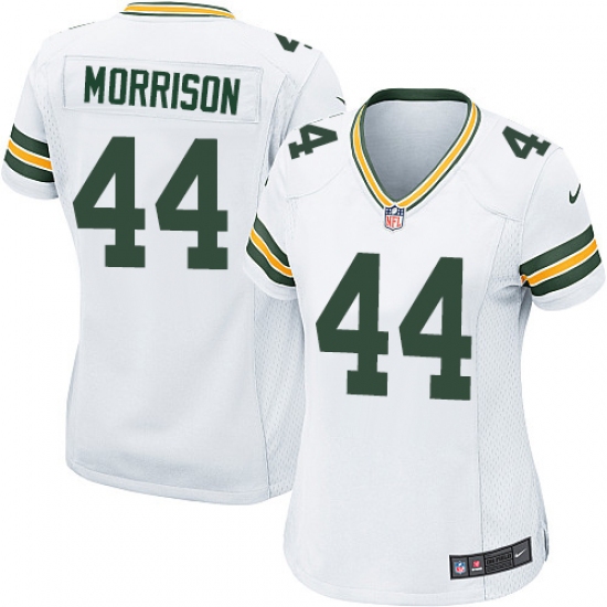Women's Nike Green Bay Packers #44 Antonio Morrison Game White NFL Jersey - Ujersey