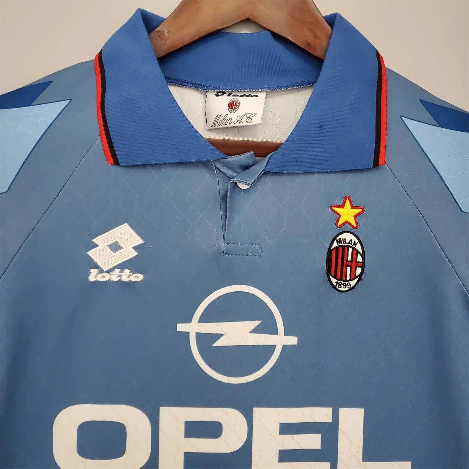 AC Milan Retro Soccer Jersey Fourth Away Custom Shirt 1995/96 - ujerseystore