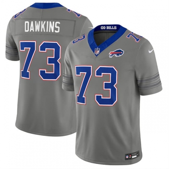Men's Buffalo Bills #73 Dion Dawkins Gray F.U.S.E. 2026 Nickel City Vapor Football Stitched Jersey - Ujersey