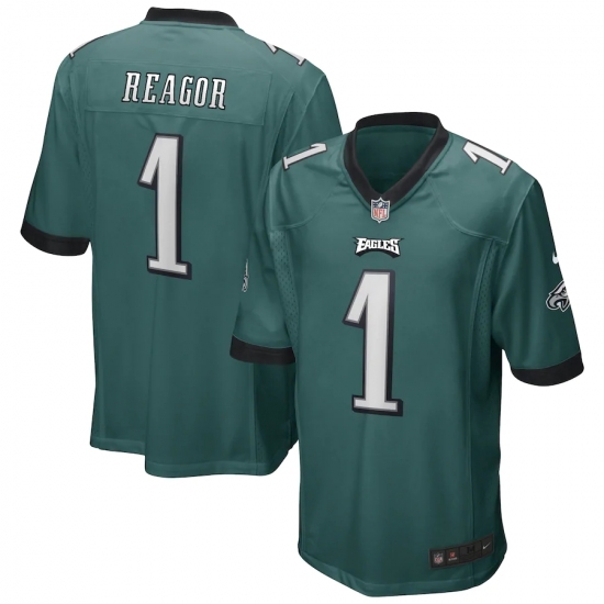 Men's Philadelphia Eagles #1 Jalen Reagor Nike Green 2020 NFL Draft First Round Pick Game Jersey.webp - Ujersey