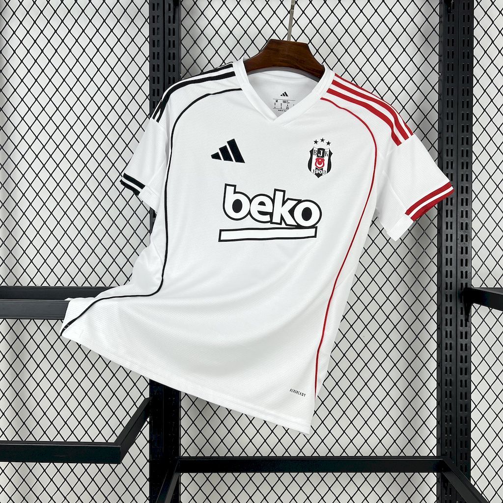 Beşiktaş Home Football Jersey Custom Shirt 2025/26 - ujerseystore