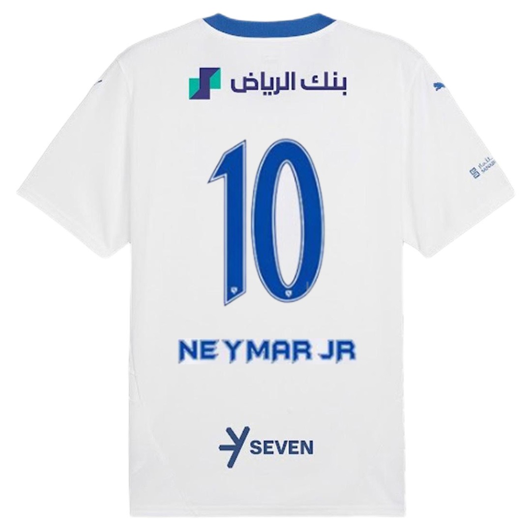 Neymar JR #10 Al Hilal SFC Soccer Jersey Away Custom Shirt 2024/25 - ujerseystore