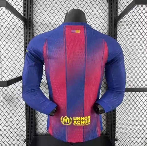 Soccer Jersey Barcelona Home x Travis Scott Long Sleeve Shirt 2025/26