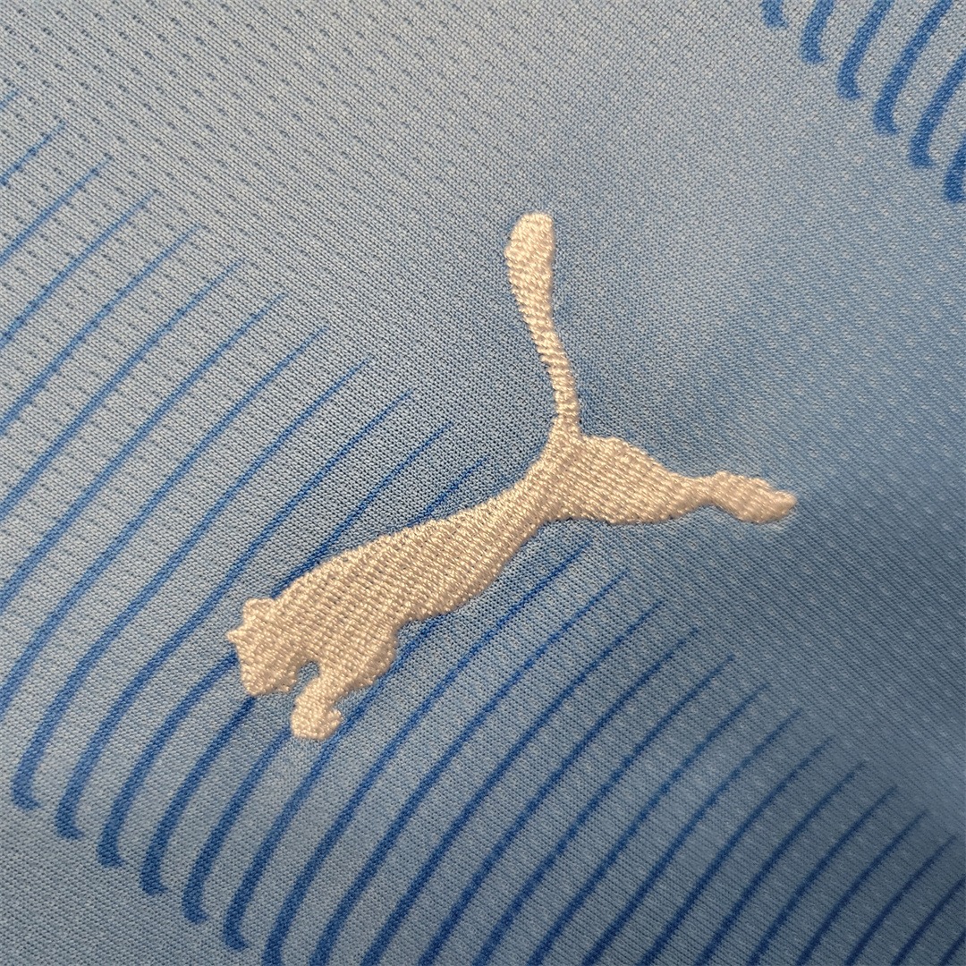 Manchester City Football Jersey Home Long Sleeve Shirt 2023/24 - Ujersey NHL