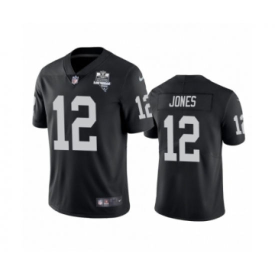 Women's Oakland Raiders #12 Zay Jones Black 2020 Inaugural Season Vapor Limited Jersey