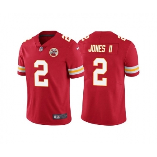 Men's Kansas City Chiefs #2 Ronald Jones II Red Vapor Untouchable Limited Stitched Football Jersey - Ujersey
