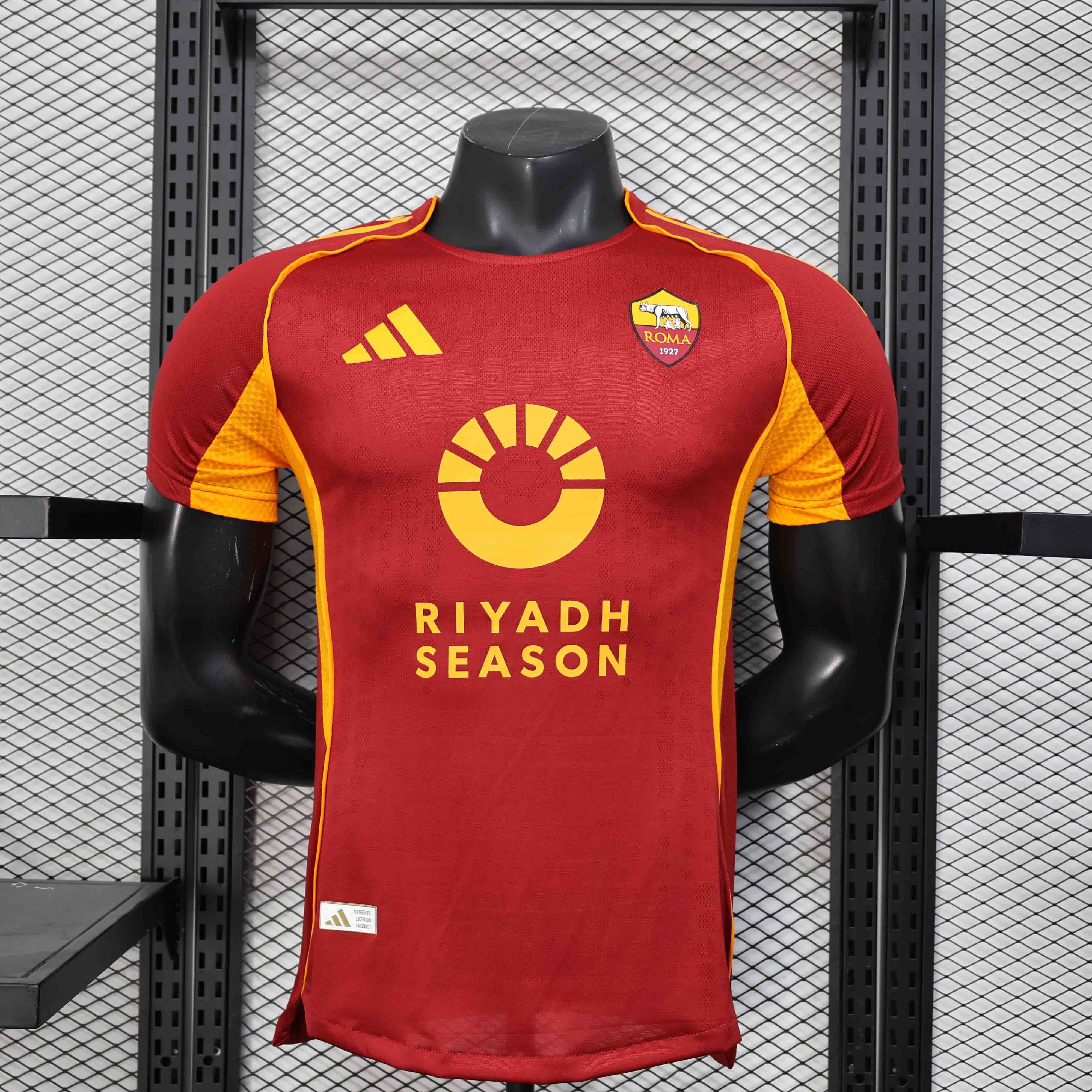 Roma Soccer Jersey Red Special Edition Shirt 2025/26
