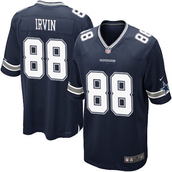 Men's Nike Dallas Cowboys #88 Michael Irvin Game Navy Blue Team Color NFL Jersey - Ujersey