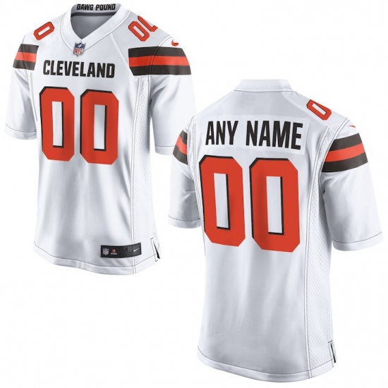 Nike Men's Cleveland Browns Customized White Game Jersey - Ujersey