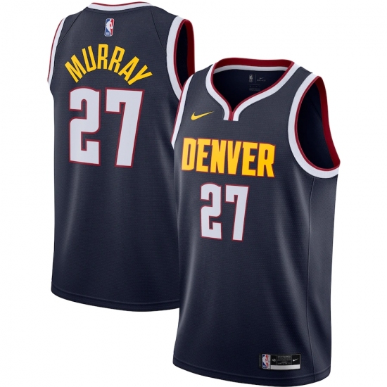 Men's Denver Nuggets #27 Jamal Murray Nike Navy 2020-21 Swingman Jersey - Ujersey