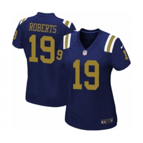 Women's Nike New York Jets #19 Andre Roberts Limited Navy Blue Alternate NFL Jersey - Ujersey