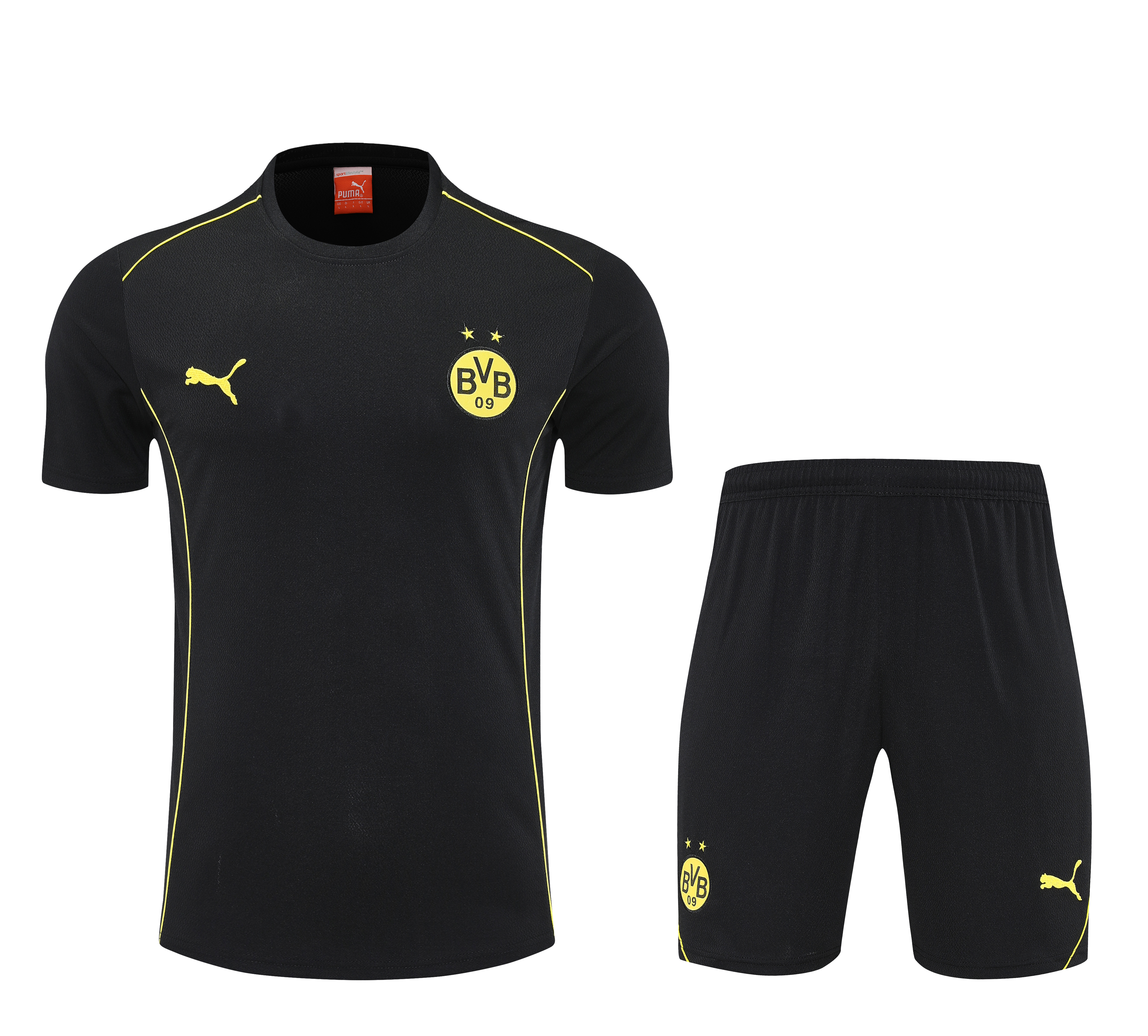 Borussia Dortmund Training Jersey Kit Black 2025/26 - U-jersey