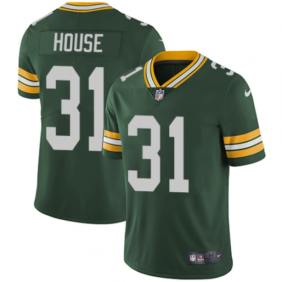 Men's Nike Green Bay Packers #31 Davon House Green Team Color Vapor Untouchable Limited Player NFL Jersey - Ujersey