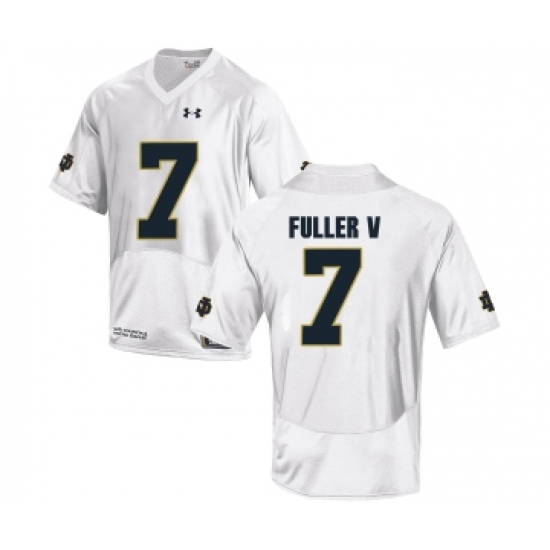 Notre Dame Fighting Irish 7 Will Fuller V White College Football Jersey - Ujersey