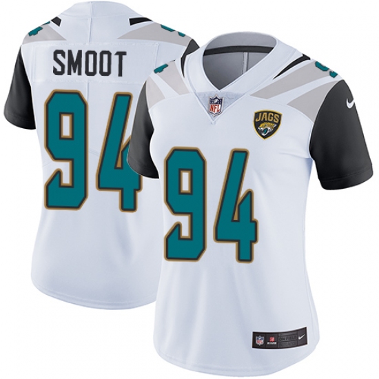 Women's Nike Jacksonville Jaguars #94 Dawuane Smoot Elite White NFL Jersey - Ujersey