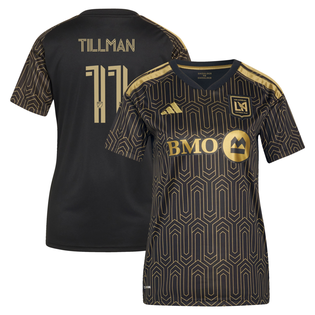 Women's LAFC Timothy Tillman adidas Black 2026 Primary Kit Replica Jersey - Ujersey