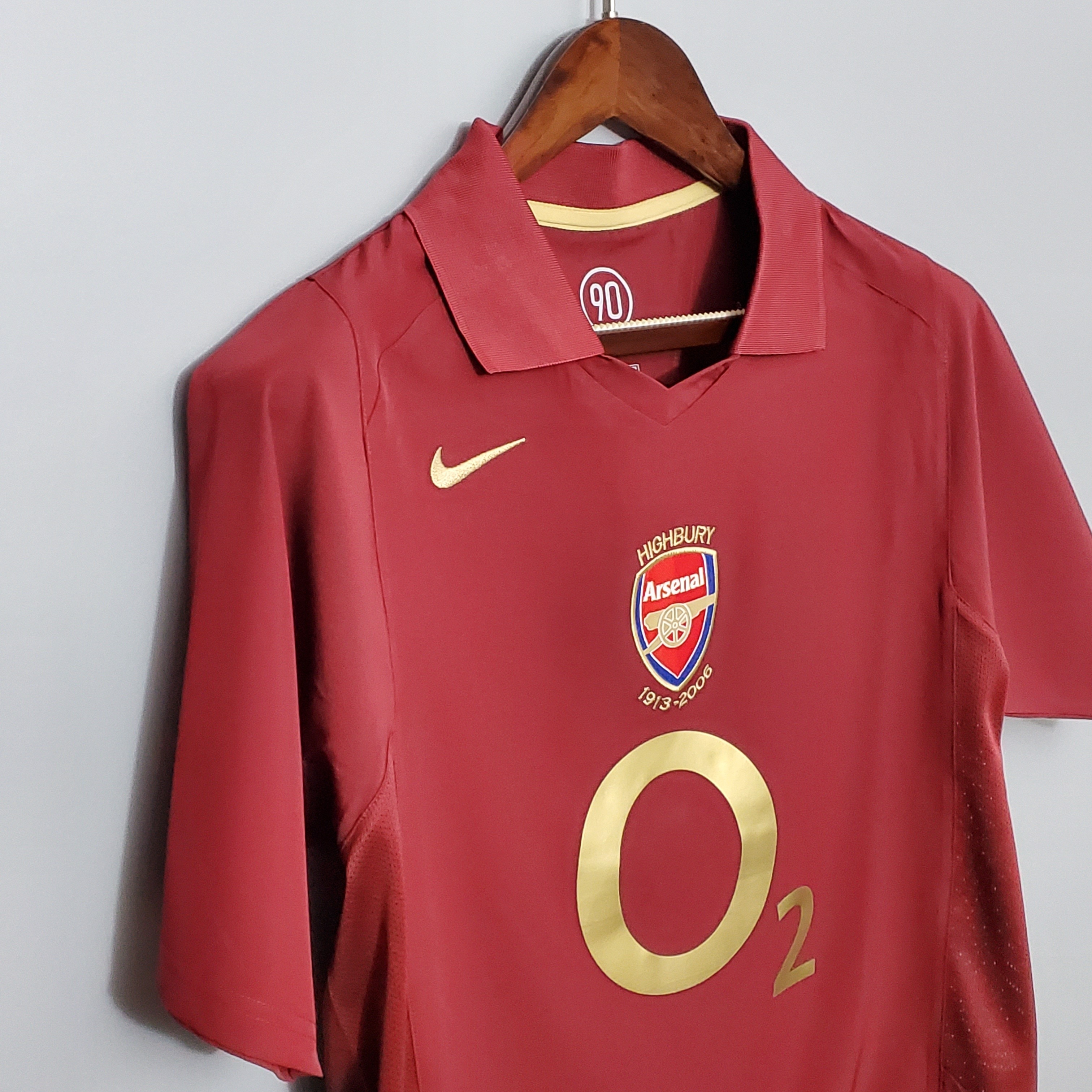 Henry#14 Arsenal Soccer Retro Jersey Home Custom Shirt 2005/06 - ujerseystore