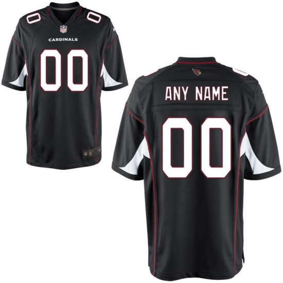 Mens Arizona Cardinals Nike Black Customized Alternate Game Jersey - Ujersey