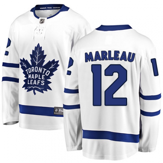 Men's Toronto Maple Leafs #12 Patrick Marleau Fanatics Branded White Away Breakaway NHL Jersey - Ujersey