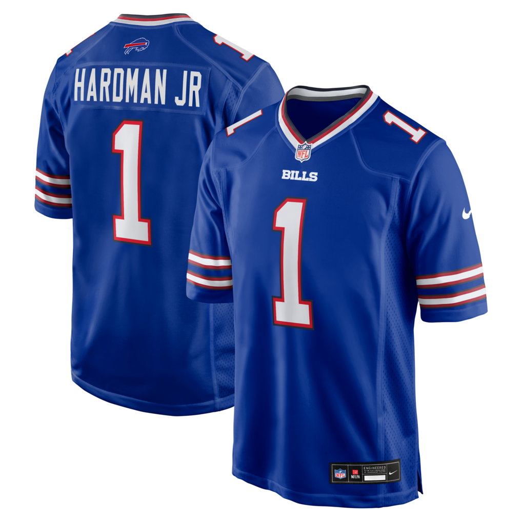 Men's Buffalo Bills Mecole Hardman Nike Royal Team Game Jersey