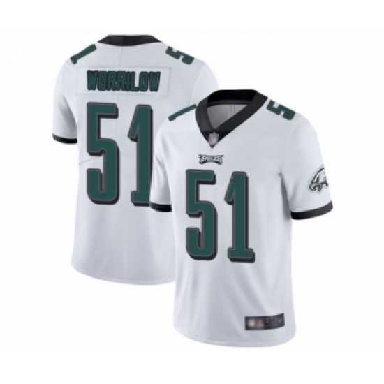 Youth Philadelphia Eagles #51 Paul Worrilow White Vapor Untouchable Limited Player Football Jersey - Ujersey