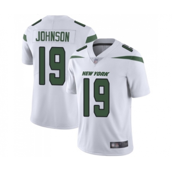 Youth New York Jets #19 Keyshawn Johnson White Vapor Untouchable Limited Player Football Jersey - Ujersey
