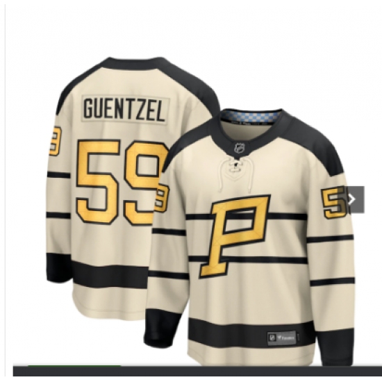 Men's Pittsburgh Penguins #59 Jake Guentzel Fanatics Branded 2023 Winter Classic Player Jersey