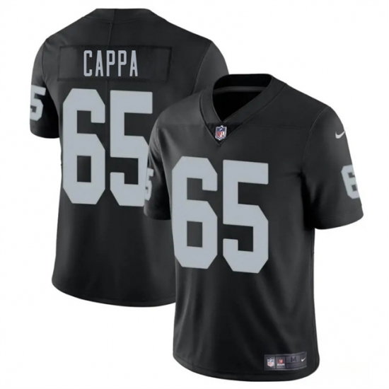 Men's Las Vegas Raiders #65 Alex Cappa Black 2025 Vapor Football Stitched Jersey - Ujersey
